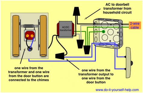 wiring diagram for doorbell transformer